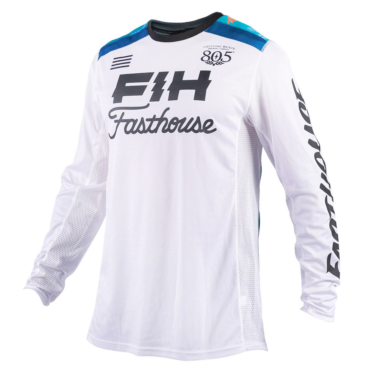 Fasthouse TB Island Hopper Grindhouse Jersey - White motocross kit jersey and pants