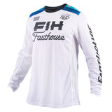 Fasthouse TB Island Hopper Grindhouse Jersey - White motocross kit jersey and pants