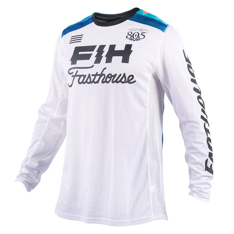 Fasthouse TB Island Hopper Grindhouse Jersey - White motocross kit jersey and pants