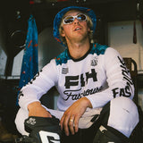TB Island Hopper Grindhouse Jersey - White - Fasthouse