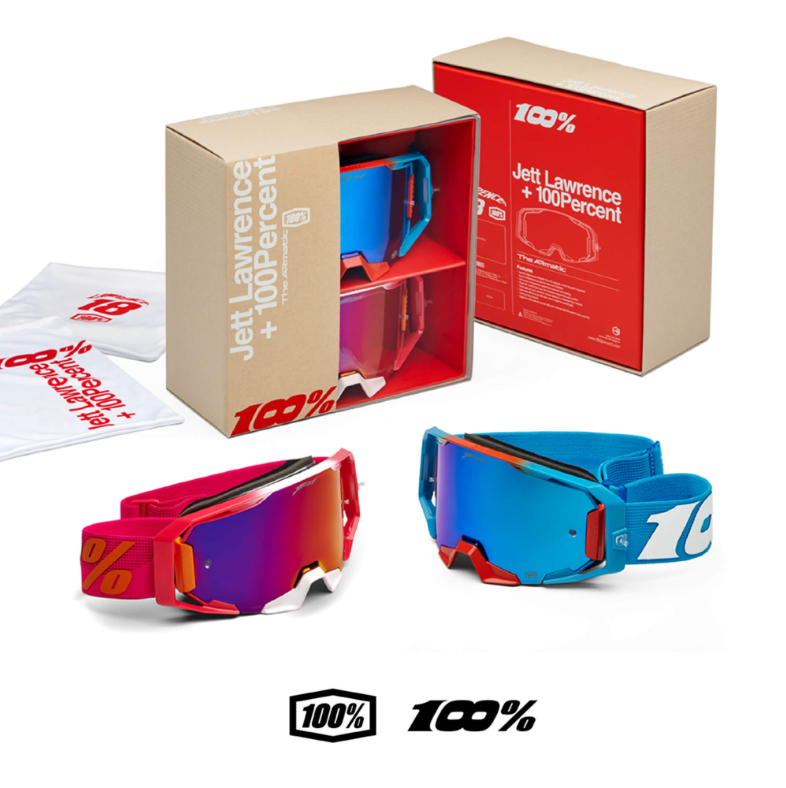 100% ARmatic Jett Lawrence LE Goggle Pack