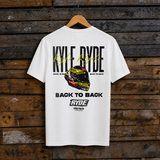 White Kyle Ryde 'Back to Back' T-Shirt