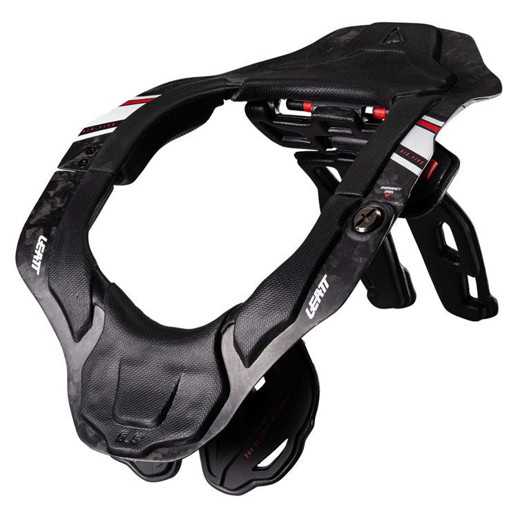 NECK BRACE MOTO 6.5 CARBON BLACK/WHITE