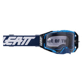 LEATT GOGGLE VELOCITY 6.5 CRYZTAL BLUE - LENS PURPLE 75 VLT