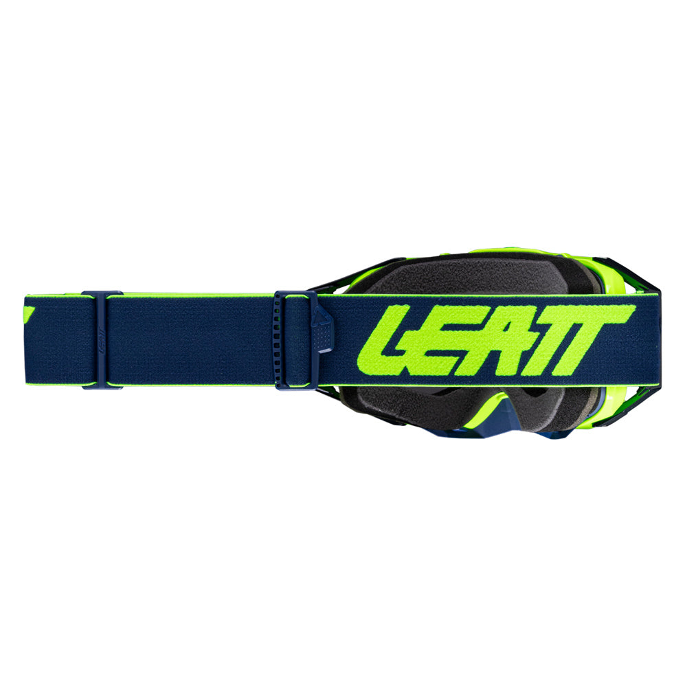 LEATT GOGGLE VELOCITY 6.5 CRYZTAL LIME - LENS PURPLE 75 VLT