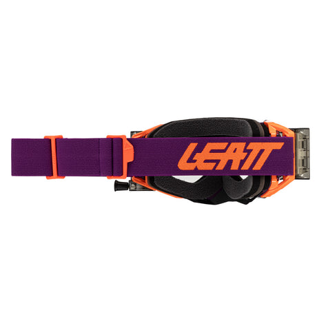 LEATT GOGGLE VELOCITY 5.5 ROLL-OFF PURPLE - LENS CLEAR 83 VLT