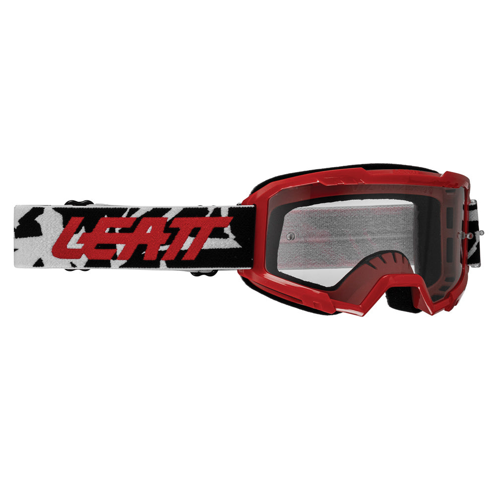 LEATT GOGGLE VIZION 2.5S SMALL RED LENS - CLEAR 90 VLT