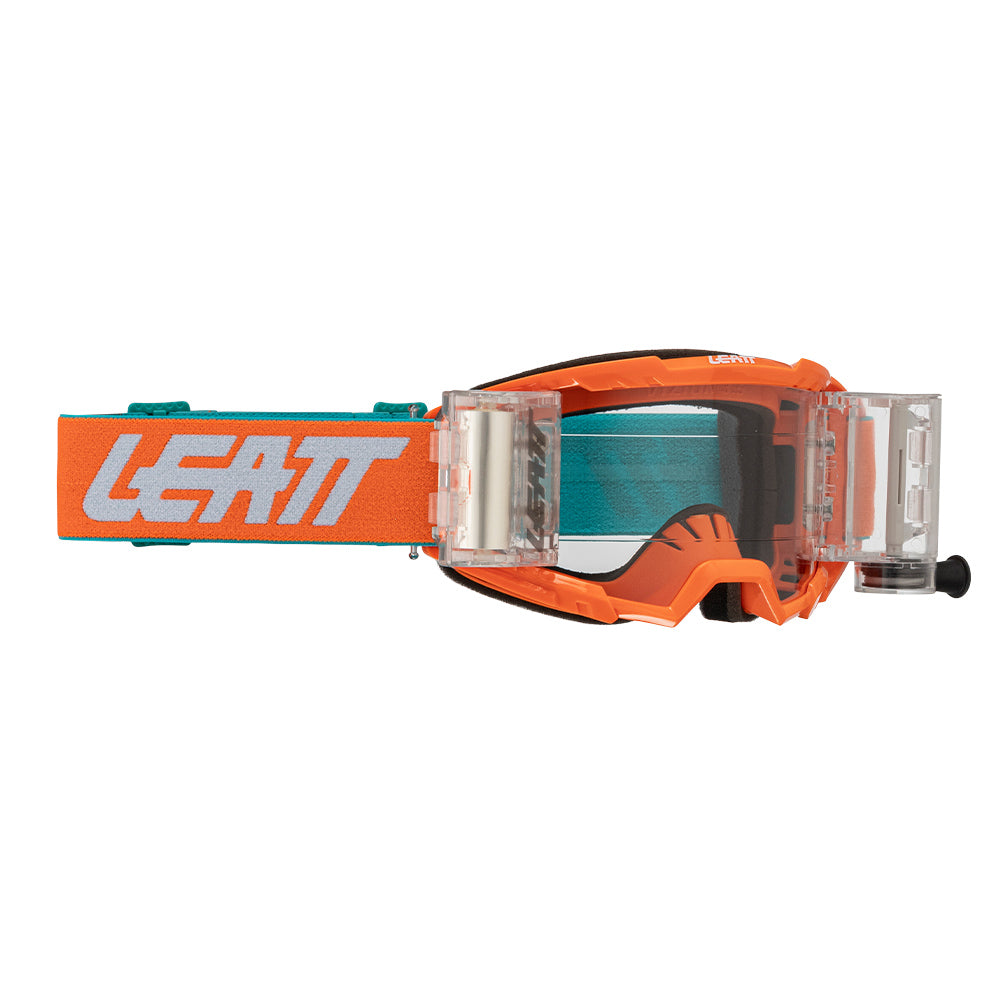 LEATT GOGGLE VIZION 3.5 ROLL-OFF ORANGE - LENS CLEAR 90 VLT