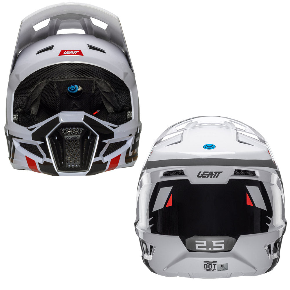 LEATT HELMET MOTO 2.5 V25 - WHITE