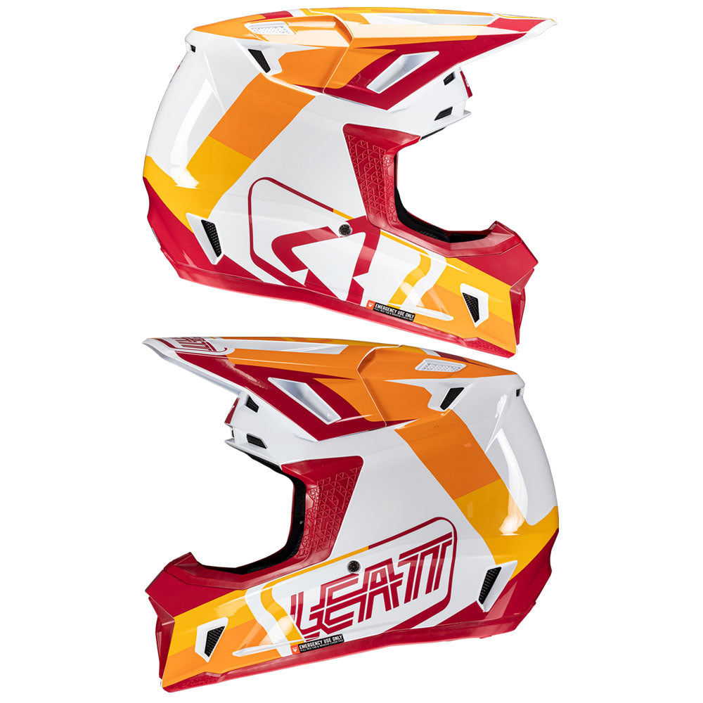 LEATT HELMET MOTO 7.5 V25 RUBY - RED