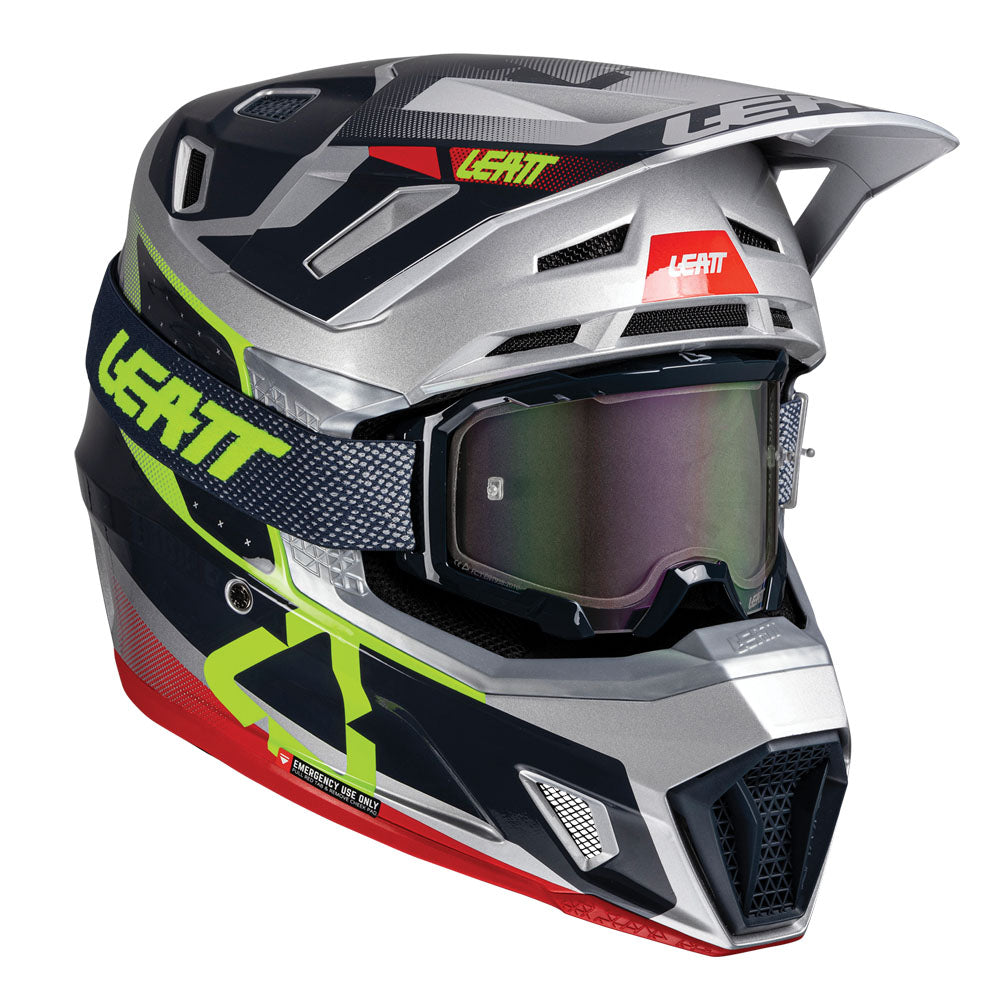 LEATT HELMET MOTO 7.5 V25 STEEL - GREY