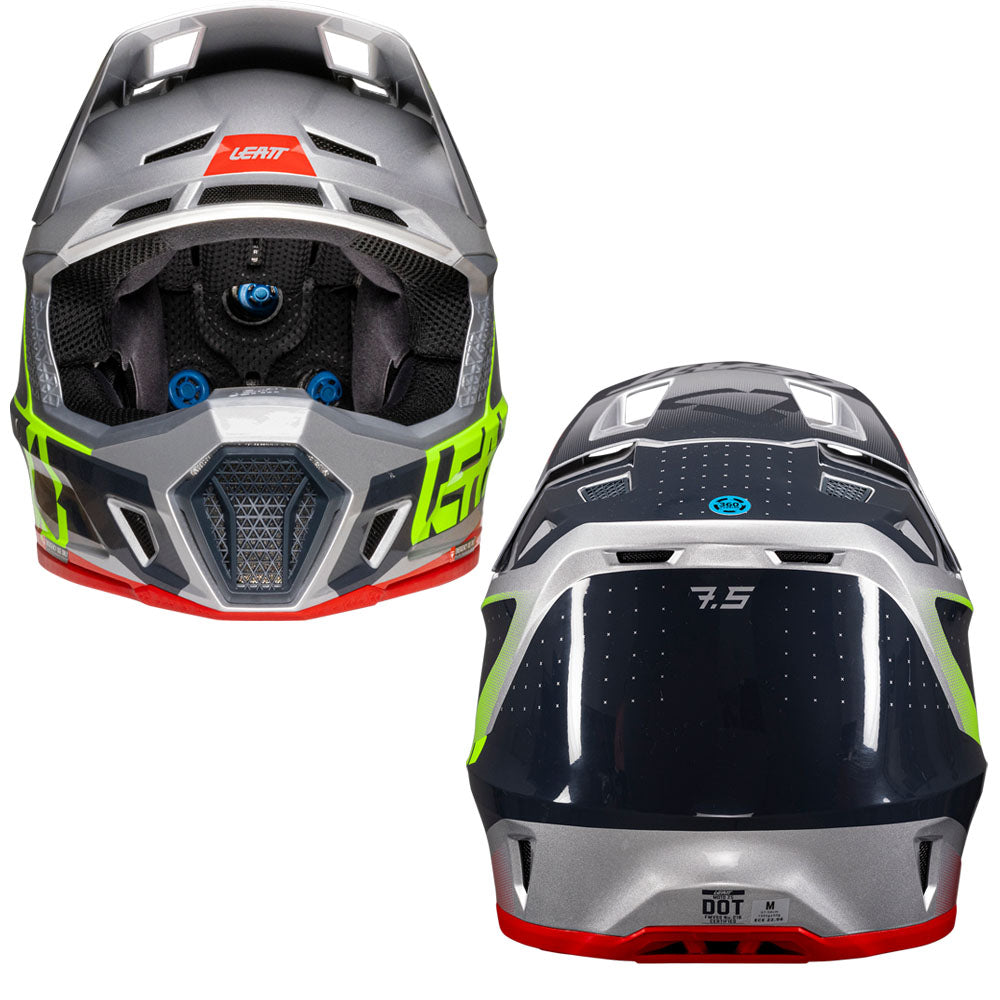 LEATT HELMET MOTO 7.5 V25 STEEL - GREY