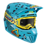 LEATT HELMET MOTO 8.5 V25 - CHEETAH - BLUE