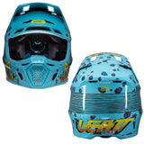 LEATT HELMET MOTO 8.5 V25 - CHEETAH - BLUE