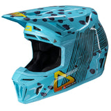 LEATT HELMET MOTO 8.5 V25 - CHEETAH - BLUE