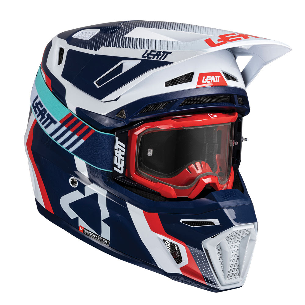 LEATT HELMET MOTO 8.5 V25 - ROYAL - BLUE