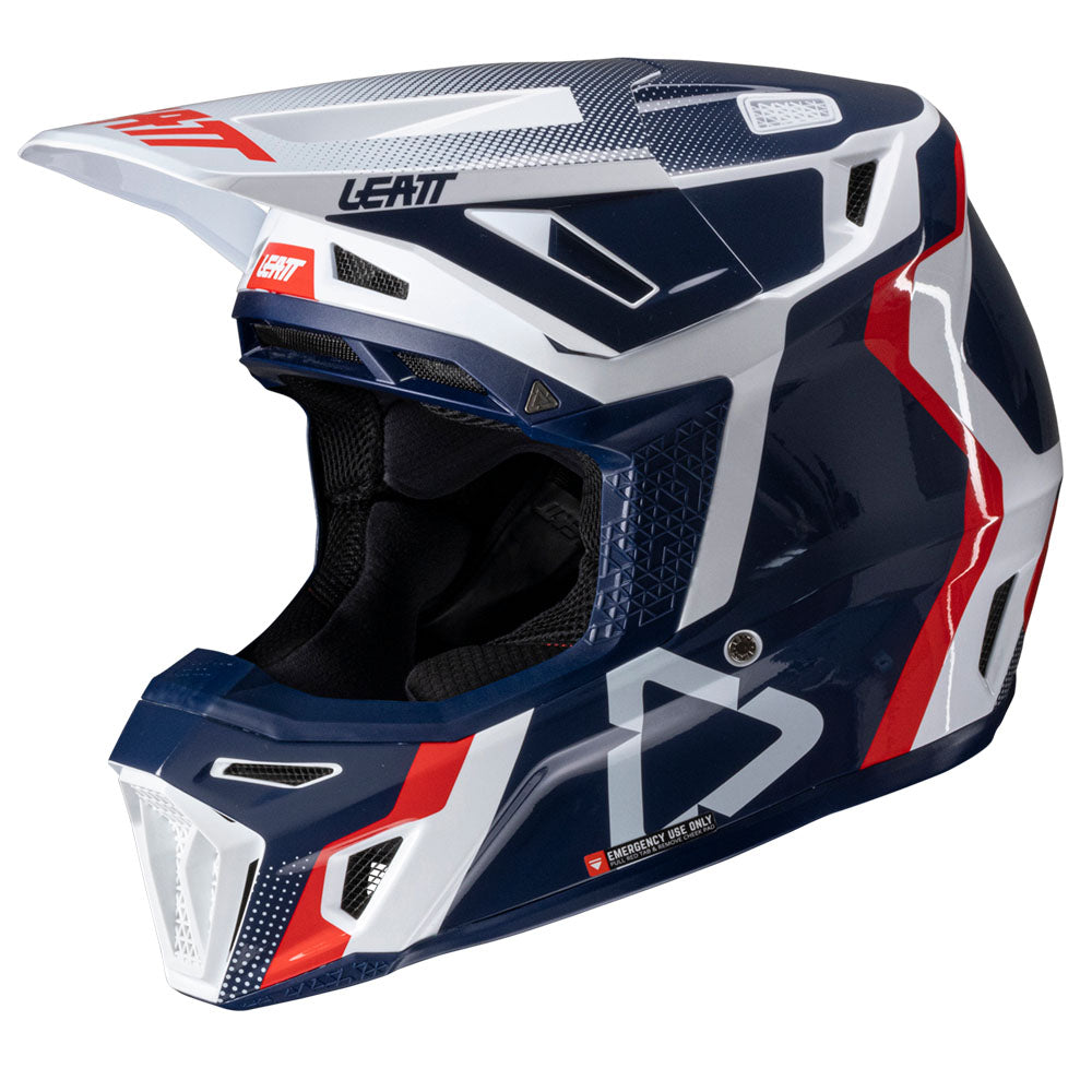 LEATT HELMET MOTO 8.5 V25 - ROYAL - BLUE