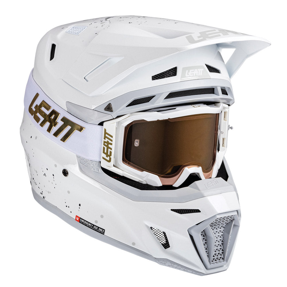 LEATT HELMET MOTO 8.5 V25 - WHITE