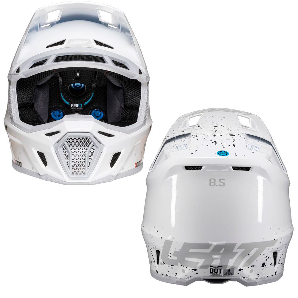 LEATT HELMET MOTO 8.5 V25 - WHITE