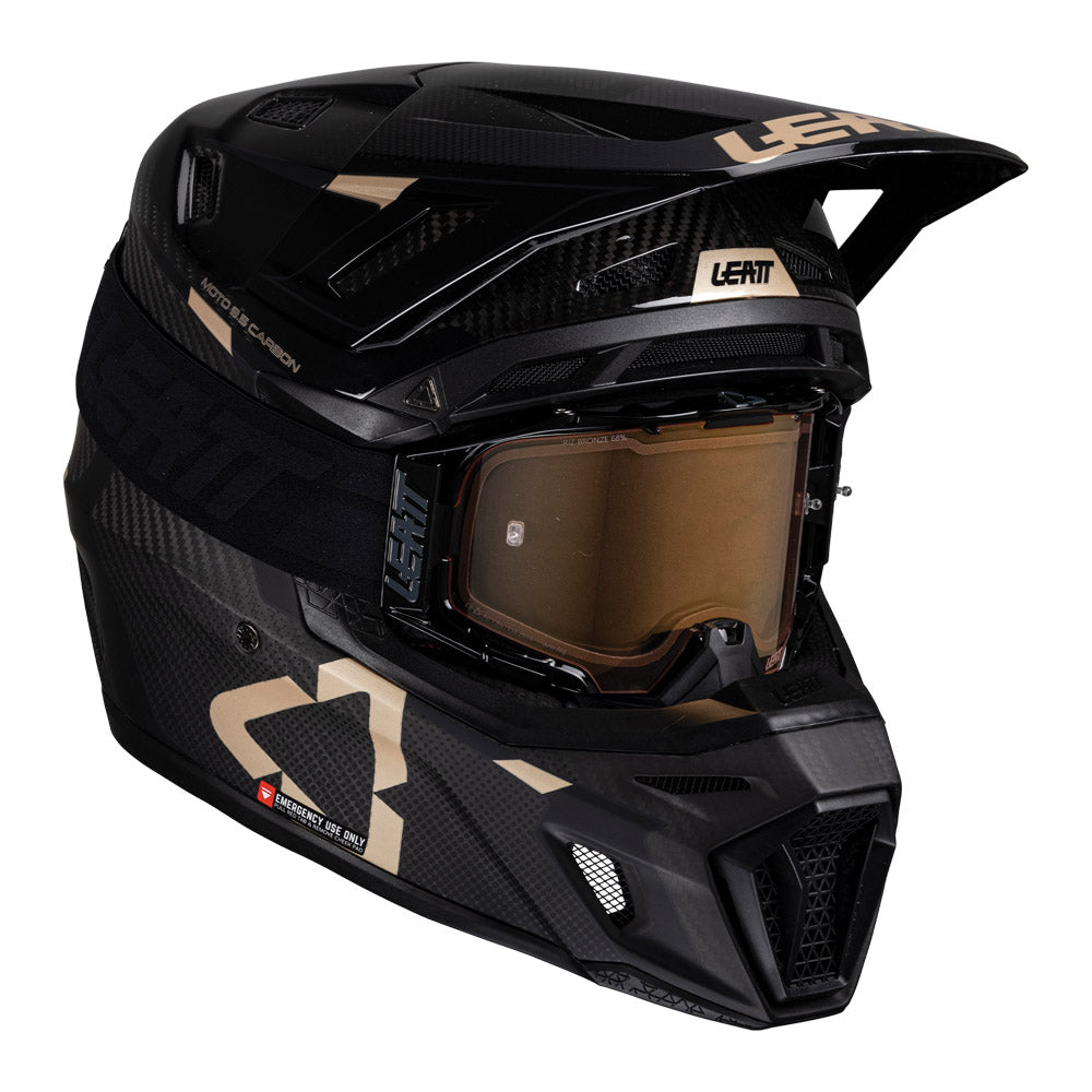 LEATT HELMET MOTO 9.5 V25 CARBON - BLACK