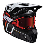 LEATT HELMET MOTO 9.5 V25 CARBON - WHITE