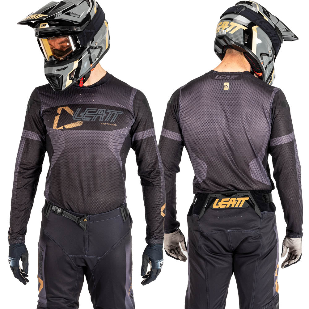 LEATT SHIRT MOTO 5.5 ULTRAWELD STEALTH