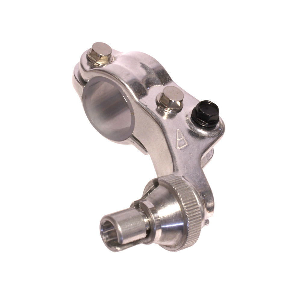 CLUTCH LEVER HOLDER FORG KAW/YAM KX250F/450F>20,YZ125/250 00-14, YZ/WR250F/426F 00-02 SILVER