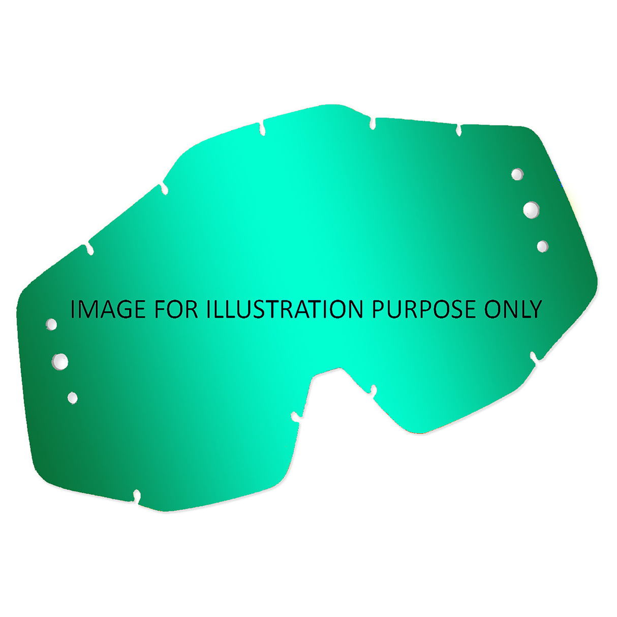 Race Optics Lens Mirror Tearoff (Green) Oakley O-Frame / 2000
