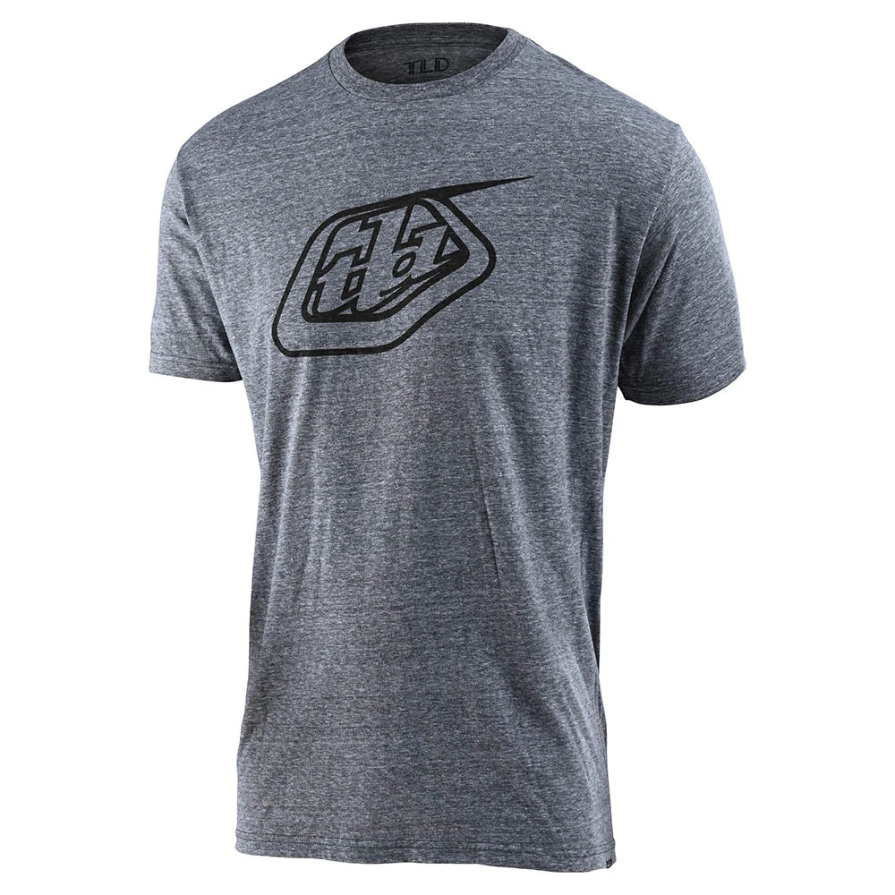 Troy Lee Designs Logo Vintage Grey Snow T-Shirt