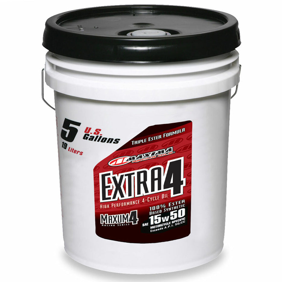 Maxima 4T Extra 4 100% Ester Synthetic (SAE 15w50) 19 Litre