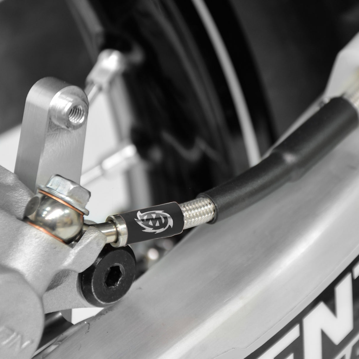 Moto-Master Brake Line - Rear - KTM/Husqvarna with linkage system (2017-)