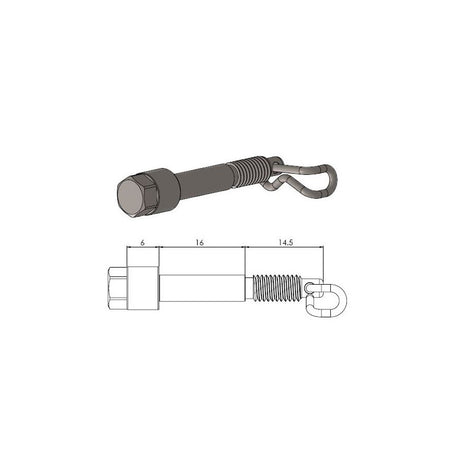 Moto-Master Brake Pad Pin - 213041