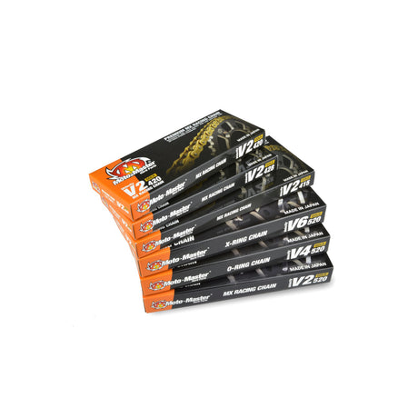 Moto-Master V2 420-130 Gold Chain (with Clip)