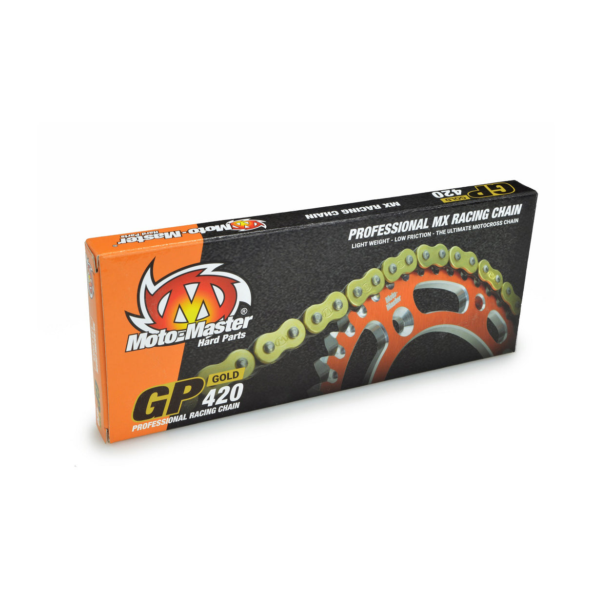 Moto-Master GP 420-134 Gold Chain (with Clip)