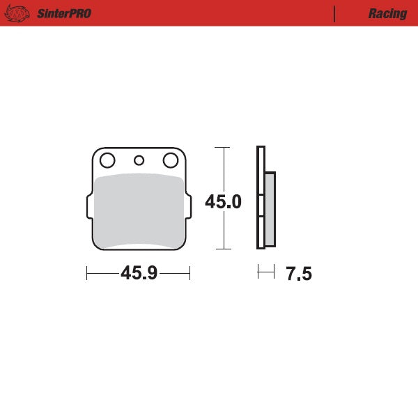 Moto-Master Racing 91411 SinterPRO Brake Pads