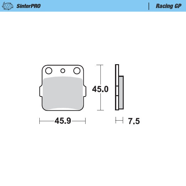 Moto-Master Racing GP 91412 SinterPRO Brake Pads