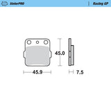 Moto-Master Racing GP 91412 SinterPRO Brake Pads