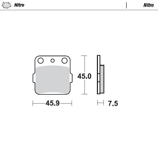 Moto-Master Nitro 91421 Brake Pads