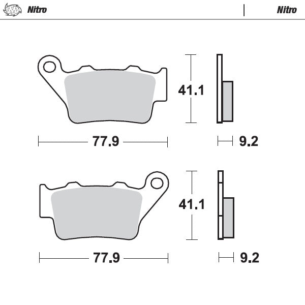 Moto-Master Nitro 93221 Brake Pads