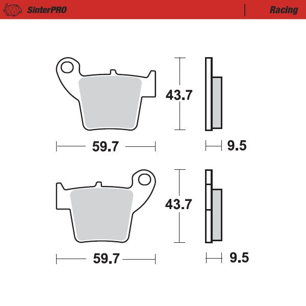 Moto-Master Racing 94311 SinterPRO Brake Pads