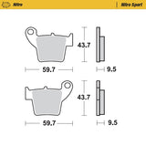 Moto-Master Nitro Sport 94322 Brake Pads