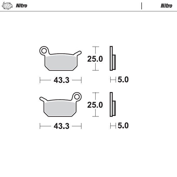 Moto-Master Nitro 94721 Brake Pads