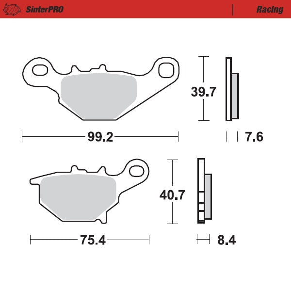 Moto-Master Racing 94811 SinterPRO Brake Pads