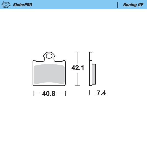 Moto-Master Racing GP 96712 SinterPRO Brake Pads