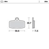 Moto-Master Nitro 97421 Brake Pads
