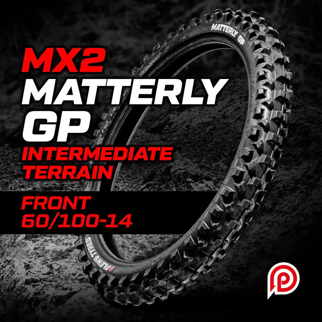 Plews Tyres MX 2 MATTERLY GP Medium Front - 60 / 100 - 14