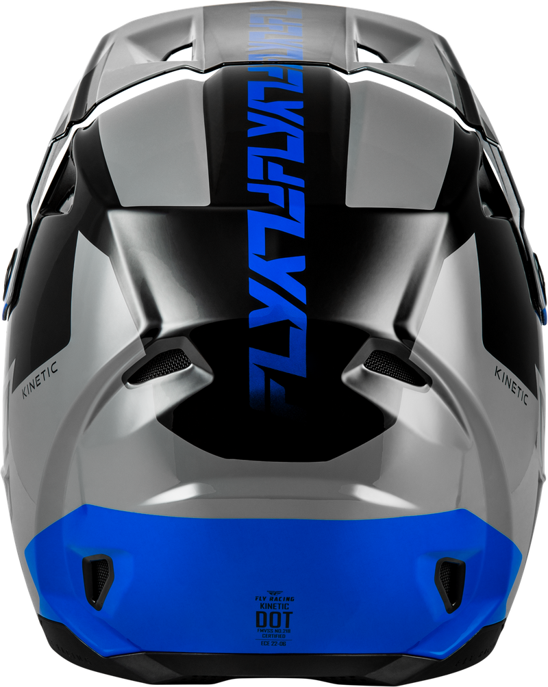 Kinetic Crest Helmet - Grey/Black/Blue