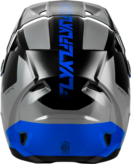 Kinetic Crest Helmet - Grey/Black/Blue