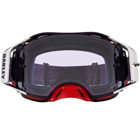 OAKLEY AIRBRAKE TLD COLLECTION MX GOGGLE RED/WHITE/BLUE STARS PRIZM MX LOW LIGHT LENS