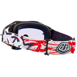 OAKLEY AIRBRAKE TLD COLLECTION MX GOGGLE RED/WHITE/BLUE STARS PRIZM MX LOW LIGHT LENS